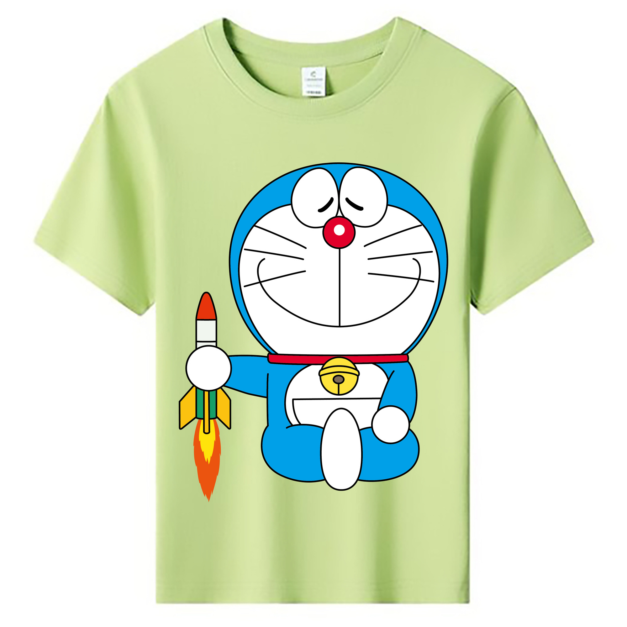 （画像用） ドラえもん Doraemon 綿100％キッズTシャツ（フロントプリント）